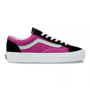 Vans Style 36 Vintage Sport Fuchsia Black Sneakers